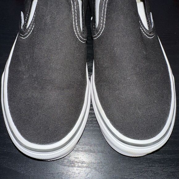 Vans Black and White Slip-On Sneakers - Picture 4 of 10
